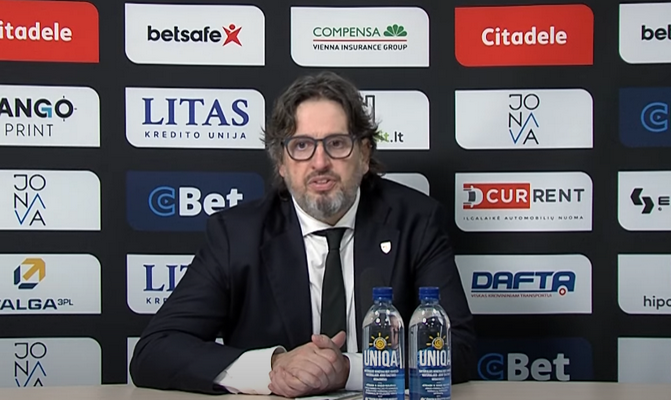 A. Trinchieri: „Šiandien mes buvome geri“