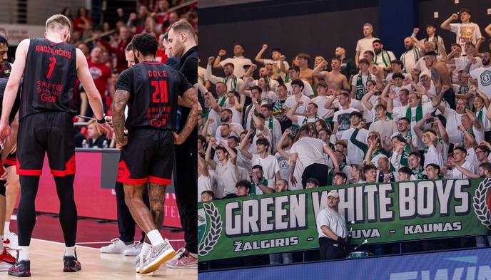 „Žalgirio“ fanai: „Rytui“ ir vėl atėjo vakaras“