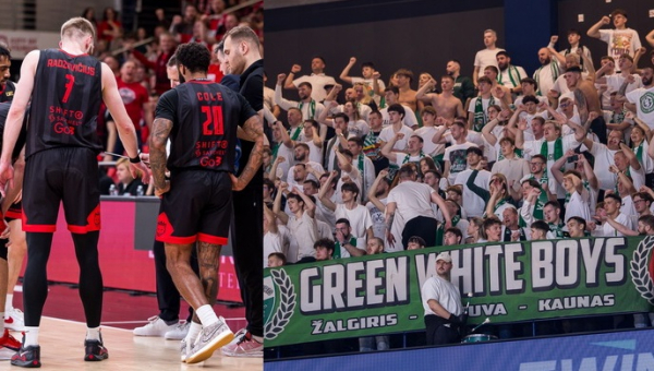 „Žalgirio“ fanai: „Rytui“ ir vėl atėjo vakaras“