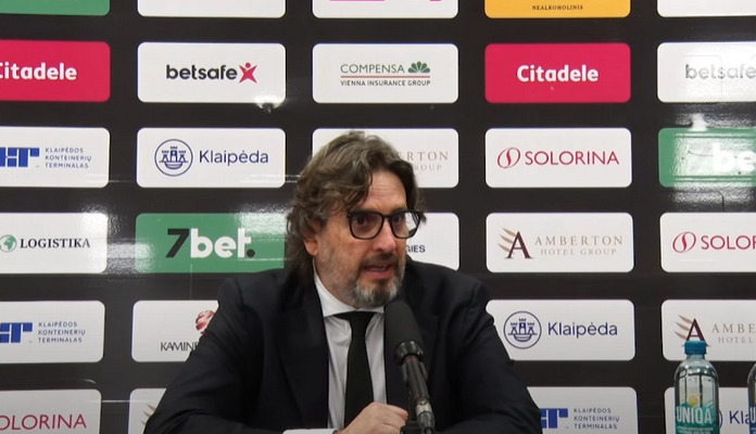 A. Trinchieri: „Jonava yra tarsi „Thunder“ ar „Fenerbahče“ (VIDEO)