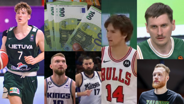 „Top 10“: daugiausiai uždirbantys Lietuvos krepšininkai