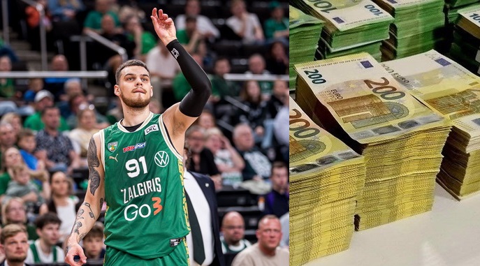 Po sutarties pratęsimo - išaugęs „Žalgirio“ snaiperio D. Sirvydžio atlyginimas