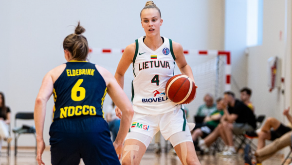 Antrose rungtynėse su švedėmis Lietuvos rinktinė patyrė nesėkmę