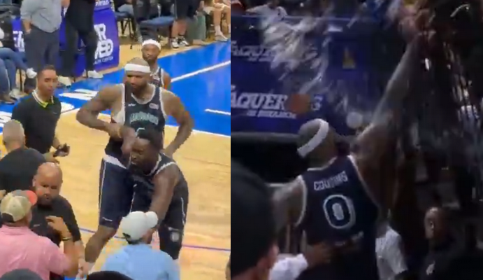 Buvusios NBA žvaigždės protrūkis – D. Cousinsas užsipuolė sirgalius (VIDEO)
