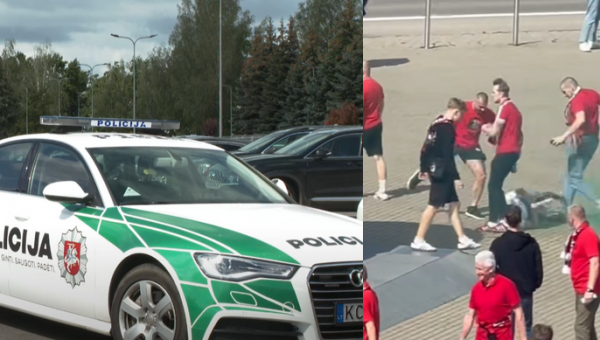 Policijos žinutė: dėl „Ryto“ sirgalių smurto - pradėtas ikiteisminis tyrimas