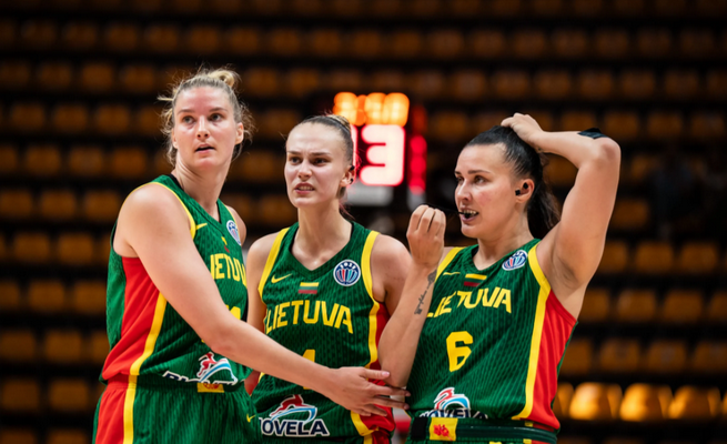 Lietuvos moterų rinktinė pergale startavo Europos čempionate