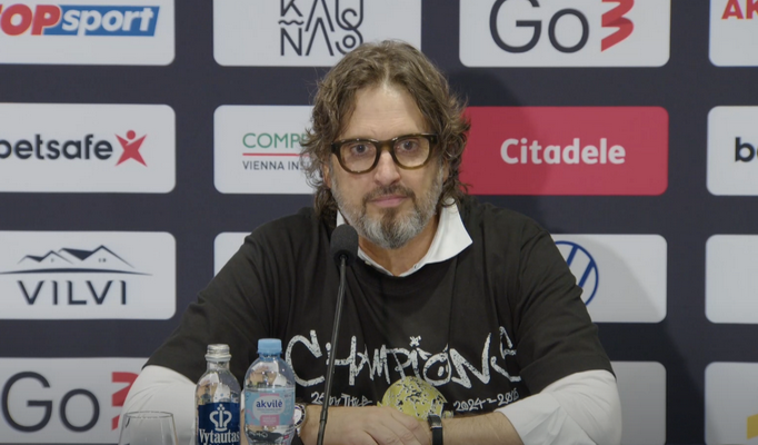 A. Trinchieri: „Nežaidėme gero krepšinio, bet kam tai rūpi? Laimėjome – tai svarbiausia“