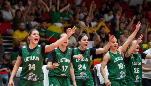 Sėkmingas startas: Lietuvos rinktinė U18 Europos čempionatą pradėjo pergale
