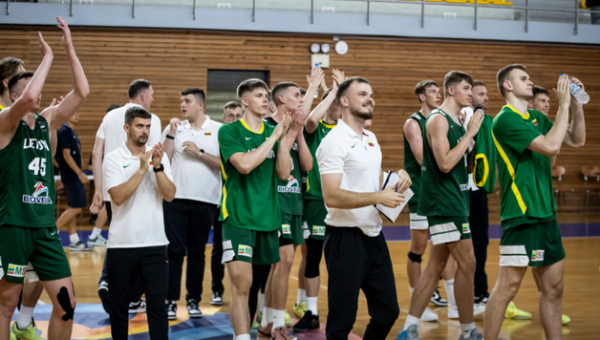 U20 Europos čempionatas: varžovus sutriuškinę lietuviai iškovojo pirmąją pergalę