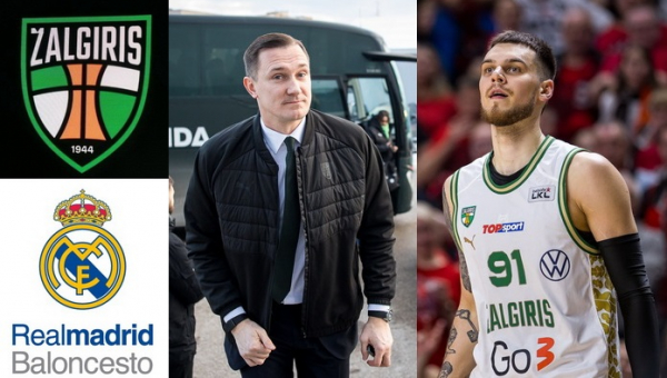 Žiniasklaida: „Real“ sulaukė atsakymo iš „Žalgirio“ dėl D. Sirvydžio