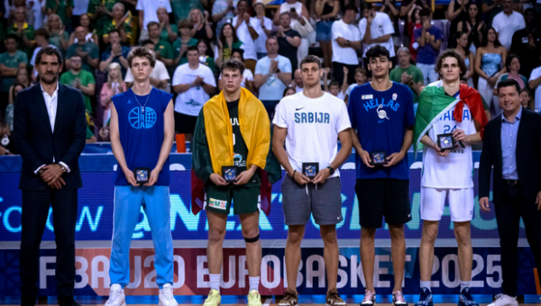 M. Juzėnas - geriausių Europos čempionato žaidėjų penkete