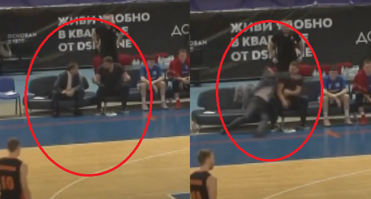 Sveiki atvykę į Rusiją: asistentas smogė savo klubo vyr. treneriui (VIDEO)