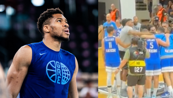 Pamatykite: G. Antetokounmpo smogė komandos draugui (VIDEO)