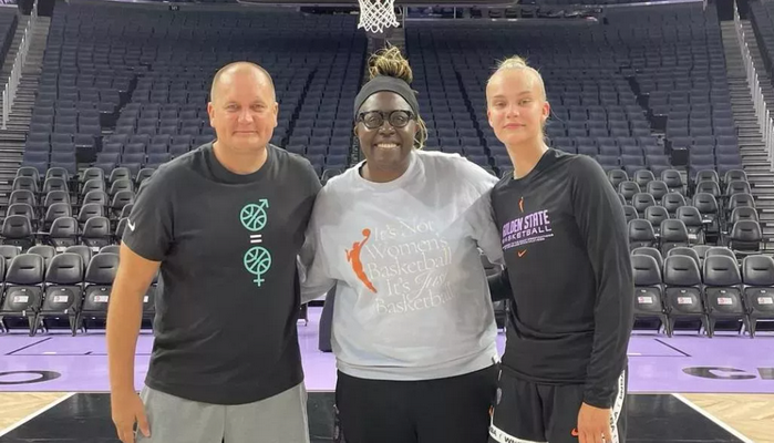 J. Jocytė apsilankė „Golden State Valkyries“ klube