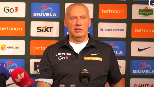 R. Kurtinaitis: „Neturiu nė vieno priekaišto žaidėjams“ (VIDEO)
