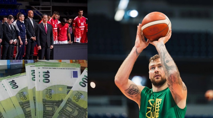 Paskelbta, kokiais pinigais „Crvena Zvezda“ prisiviliojo D. Motiejūną 