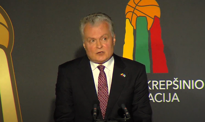 G. Nausėda prakalbo apie NBA projektą Europoje: pateikė pasiūlymą