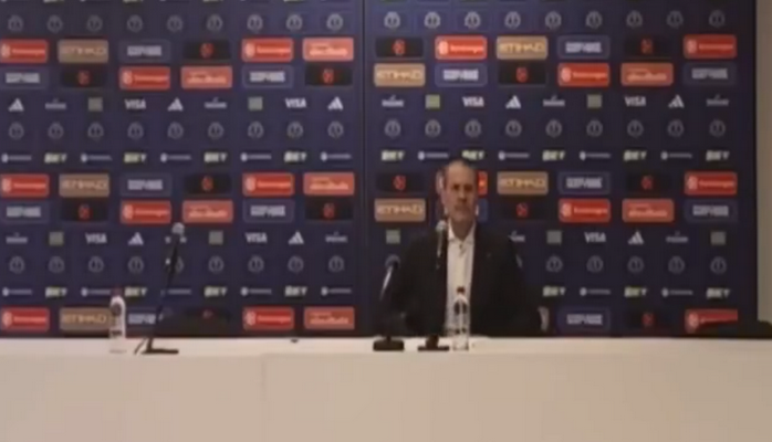 Būna ir taip: „Valencia“ treneris spaudos konferencijoje užtruko kelias sekundes