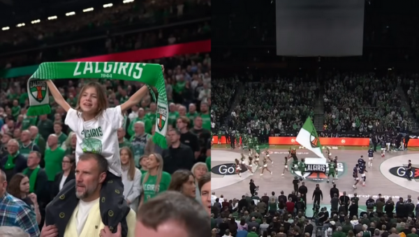 Komplimentai iš Eurolygos: „Žalgirio“ fanai ekipos pristatymą paverčia nepamirštamu reginiu“