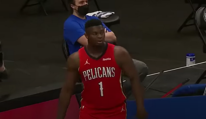 Z. Williamsonas ir vėl iškrito iš rikiuotės