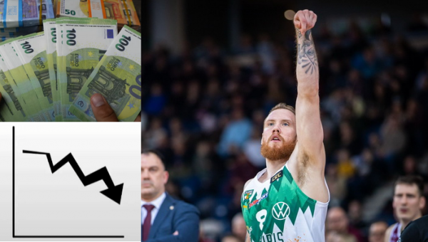 Sužinokite: „Žalgirio“ nario I. Brazdeikio vertė mažesnė, nei uždirba Kaune