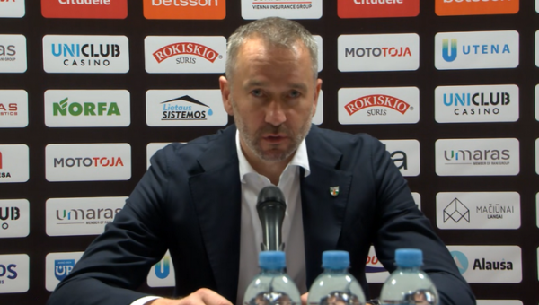 T. Masiulis: „Žaidėjai sureagavo rūbinėje ir džiugu, kad iškovojome pergalę“
