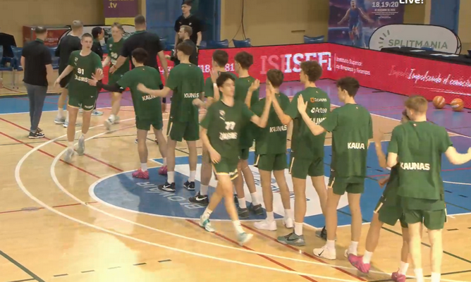 Jaunieji žalgiriečiai pirmąją turnyro Barselonoje dieną baigė be pergalių