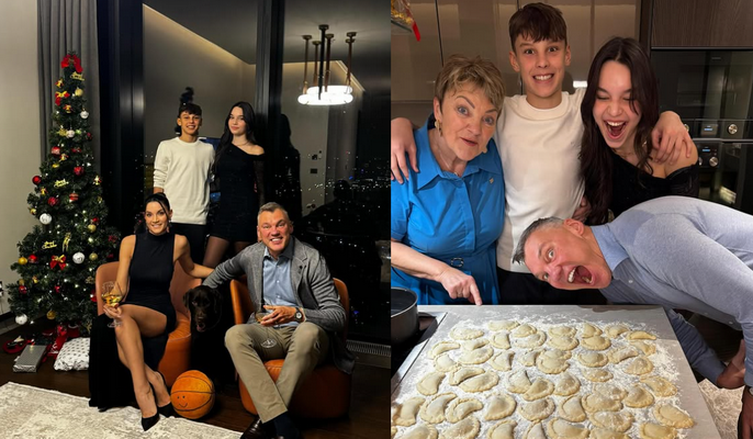 Š. Jasikevičiaus šeimos šventės: tėvų vizitas ir virtinių gaminimas (FOTO)