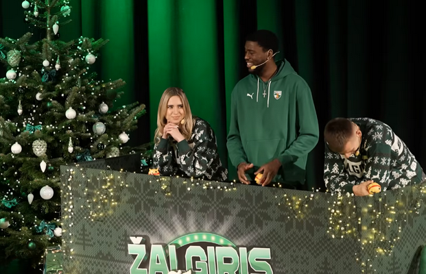 „Žalgirio“ krepšininkai susigrūmė kalėdiniame protmūšyje (VIDEO)