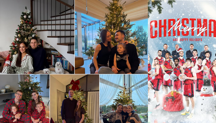 Išvyskite: Lietuvos krepšininkai sveikina sulaukus gražiausių metų švenčių (FOTO)