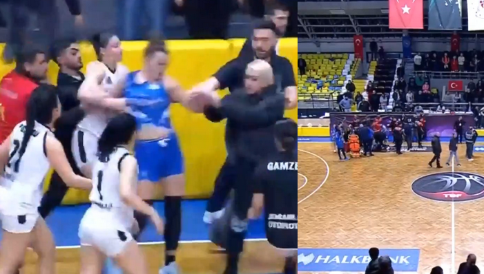 Būna ir taip: moterų rungtynėse - masinės muštynės ir nokautas (VIDEO)