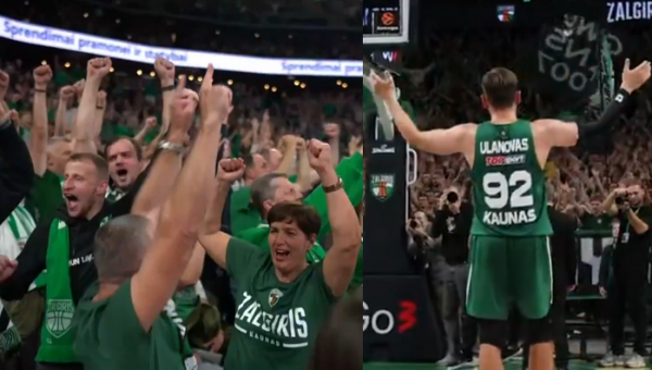 „Žalgirio“ fanai nusilenkė komandai: „Ačiū už naujametinę dovaną!“