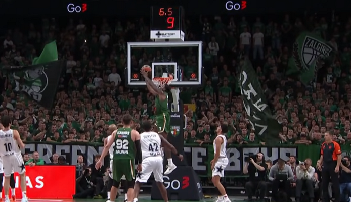 Gražiausių pirmosios Eurolygos pusės žalgiriečių epizodų viršūnėje – M. Wrighto skrydis