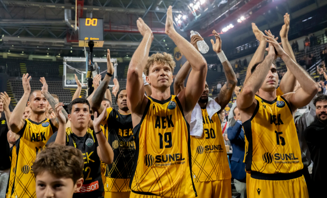 M. Kuzminskas svariai prisidėjo prie AEK pergalės prieš „Mykonos“