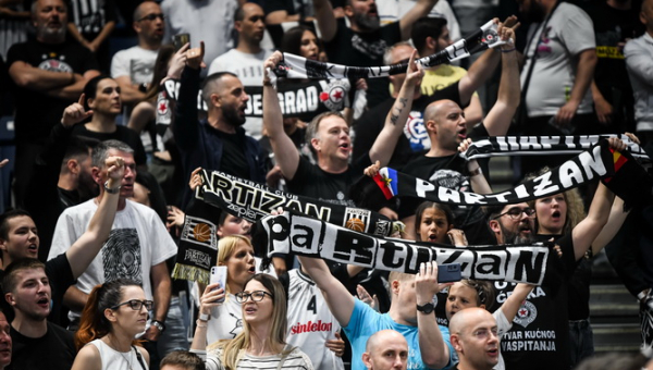 Eurolyga vėl nubaudė „Partizan“ klubą
