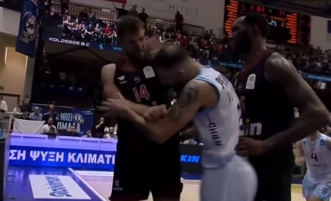 „Olympiacos“ nugalėjo „Kolossos“ ekipą, S. Vezenkovas buvo išvarytas (VIDEO)
