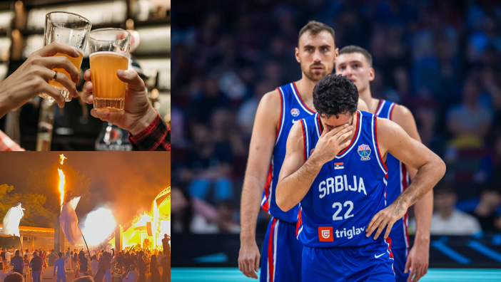 Paviešinta, kurie Serbijos rinktinės žaidėjai „užgėrė“ prieš EČ aštuntfinalį
