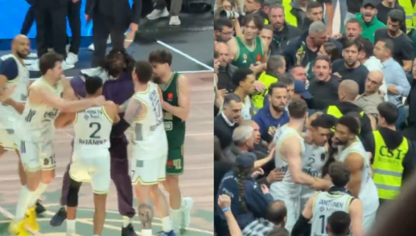 Atėnuose – masinis susistumdymas: M. Lessortas užsipuolė W. Baldwiną (VIDEO)