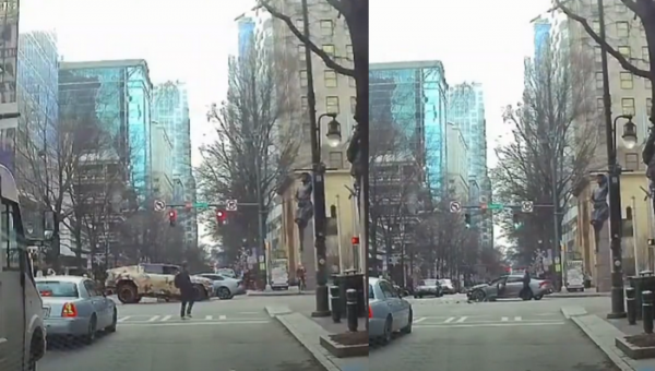 Užfiksuota, kaip L. Ballas sukėlė avariją (VIDEO)