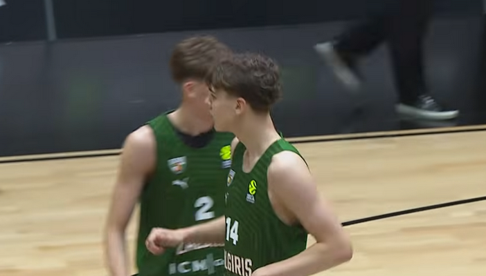 Jaunieji žalgiriečiai pergalingai pradėjo Eurolygos „NextGen“ turnyrą