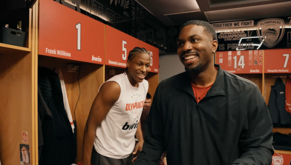 K. Evansas nustebino „Olympiacos“ žaidėjus ir trenerius (VIDEO)