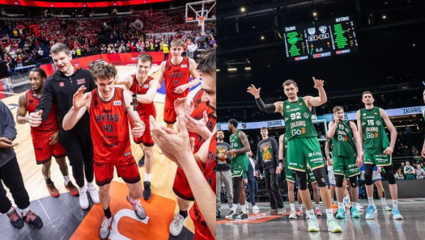 Dėmesio: „Ryto“ ir „Žalgirio“ sėkmė Europoje privertė pakoreguoti LKL tvarkaraštį