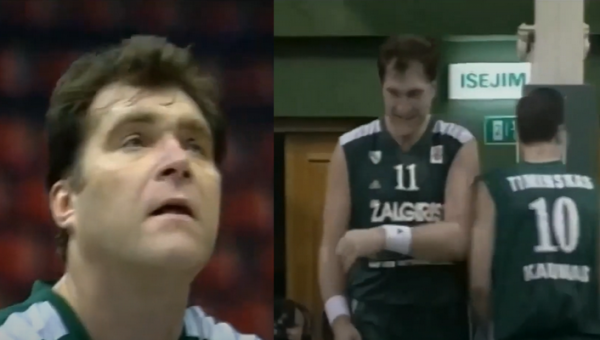 Eurolyga ištraukė archyvus: A. Sabonio žaidimo epizodai „Žalgiryje“ (VIDEO)
