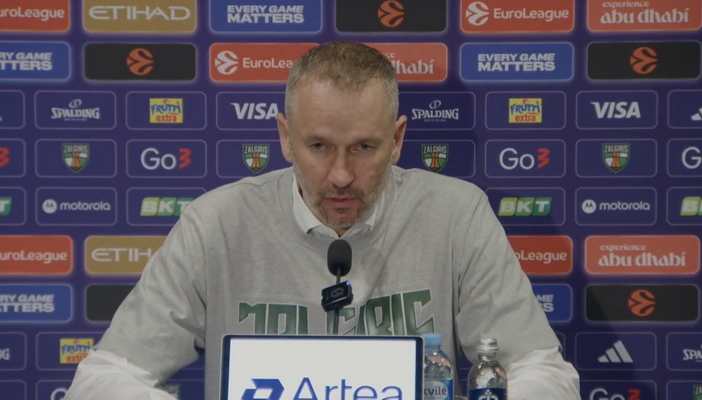 Į atkrintamąsias „Žalgirį“ atvedęs T. Masiulis: „Šiandien turime švęsti“