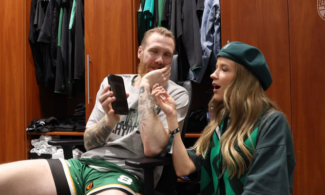 Rungtynių iššūkiai – ar L. Dragūnaitei pavyko nusifotografuoti su A. Saboniu?