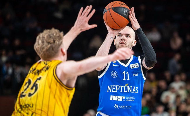 Nuostabus gynėjų duetas nukalė „Neptūnui“ svarbią pergalę prieš tiesioginius konkurentus