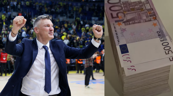 Solidi suma: už pergalę prieš „Žalgirį“ – piniginė paskata Š. Jasikevičiui