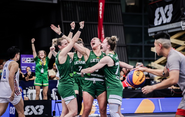 3x3 moterų rinktinė sugrįžta į „Women‘s Series“ varžybas