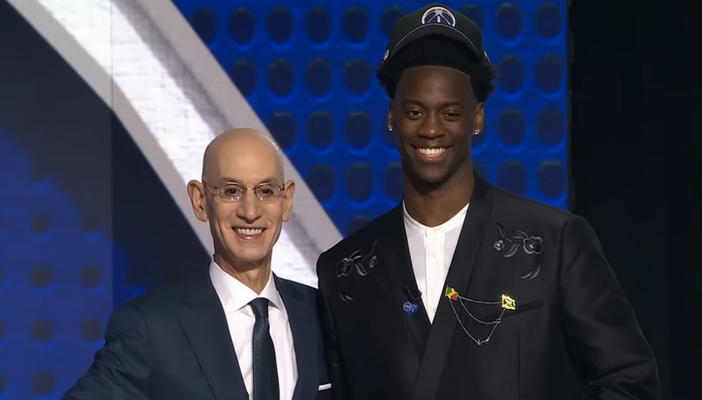 NBA naujokų biržoje pirmasis savo pavardę išgirdo AJ Dybantsa
