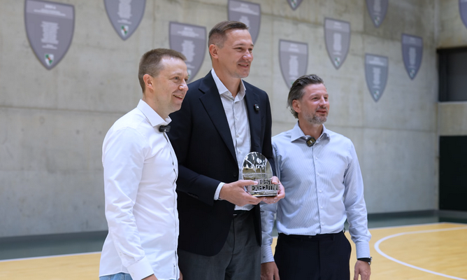 Eurolygos metų vadovu išrinktas P. Jankūnas: „Viską darėme su komanda“